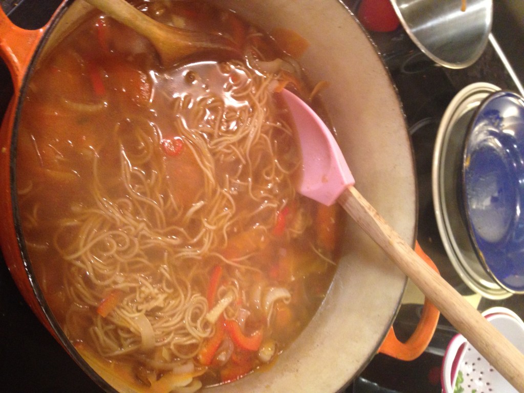 Ingredients combined